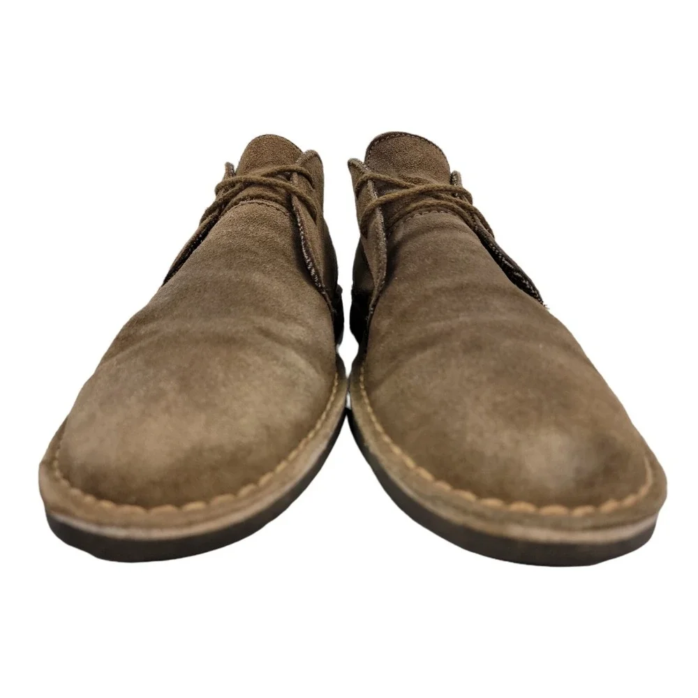 Gotcha Phoenix Men's Brown 90s Leather Chukka Boots Ankle Casual Shoes Size 10.5